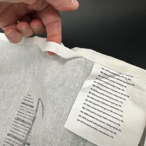 Kitschy Kitchen Dish Towels Green Black White Hanging Loop IKEA Rinnig Cotton - Picture 5 of 7